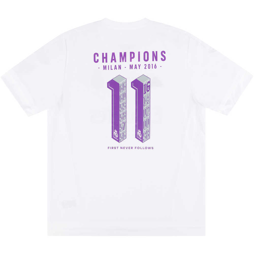 2015-16 Real Madrid CL Home Shirt Champions #11 *w/Tags* M