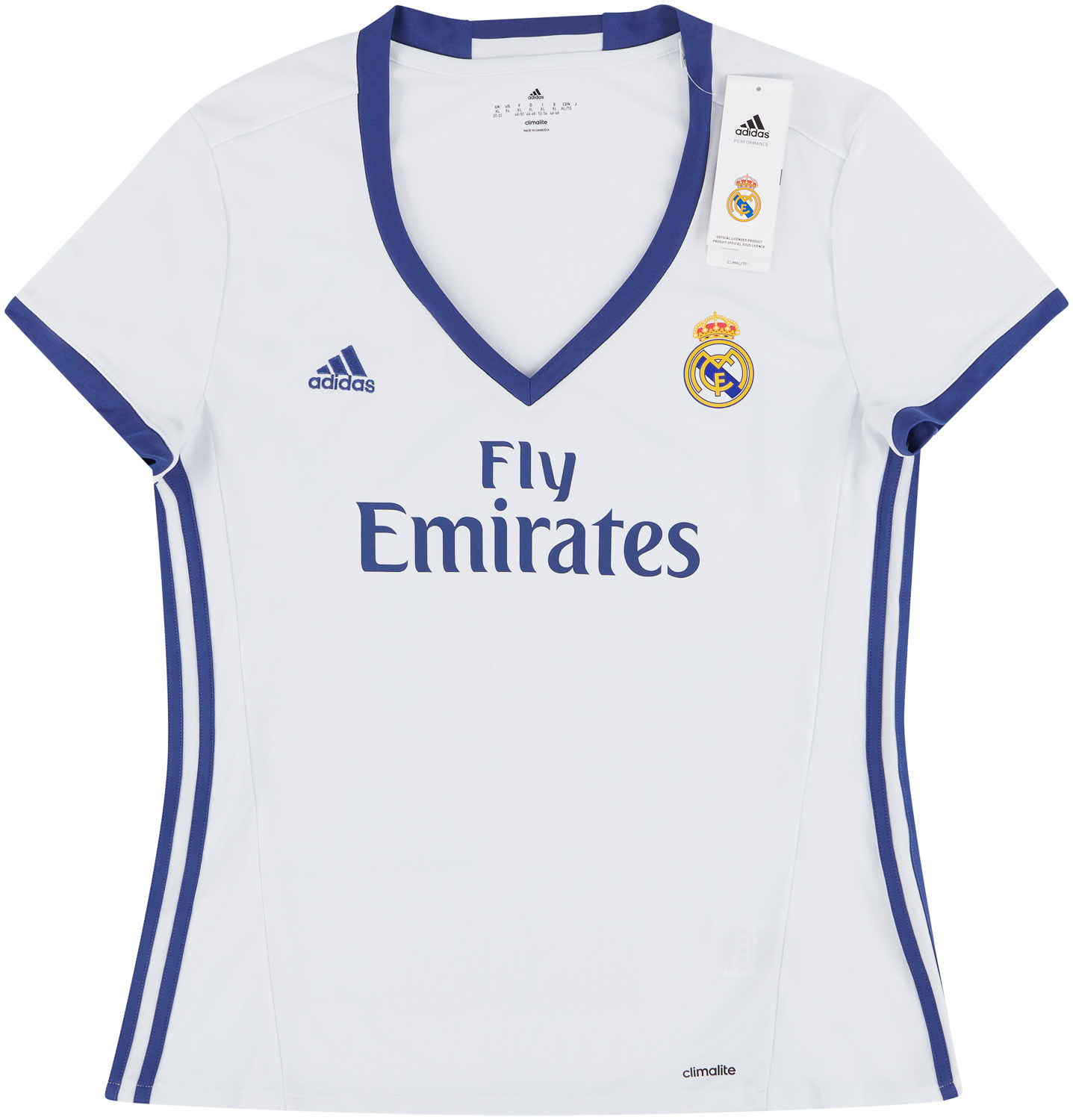 Blue 2016-17 Real Madrid Fly Emirates Player Issue Sponsor Patch for Shirt ... 