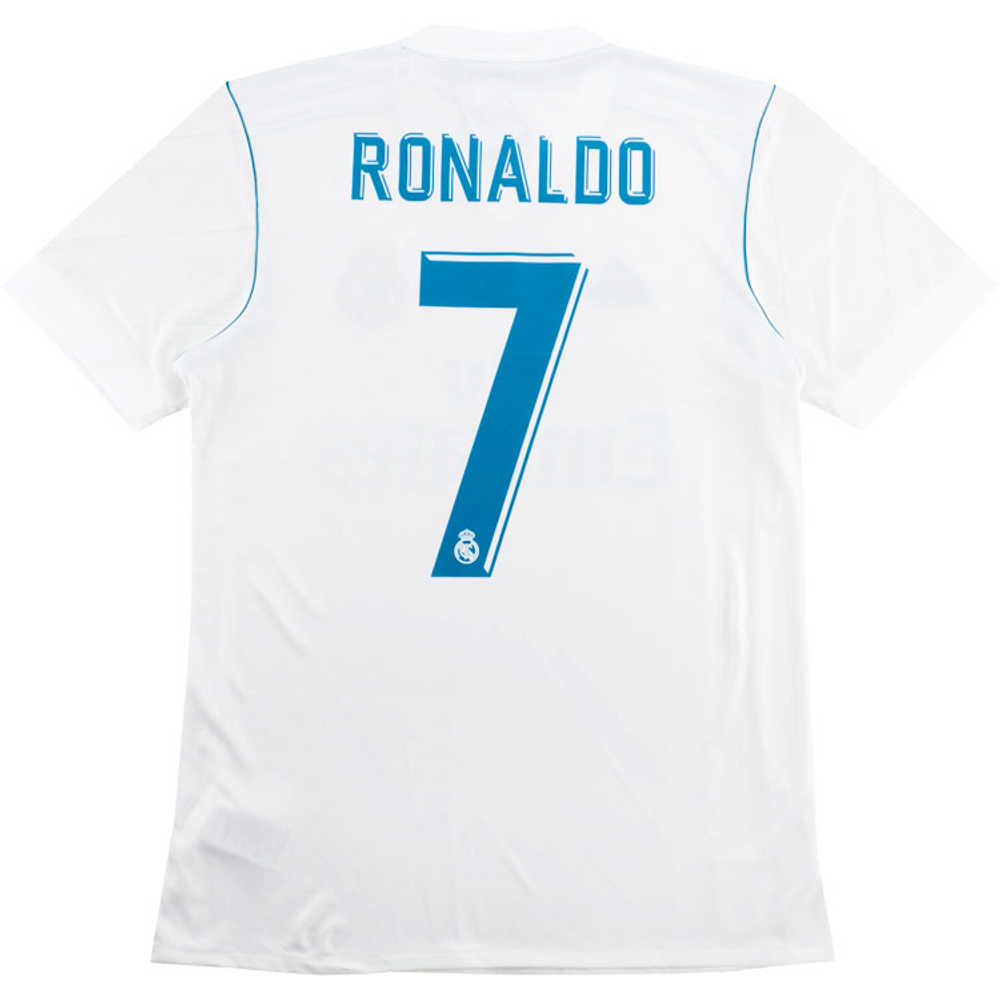 2017-18 Real Madrid Home Shirt Ronaldo #7 *w/Tags* XL