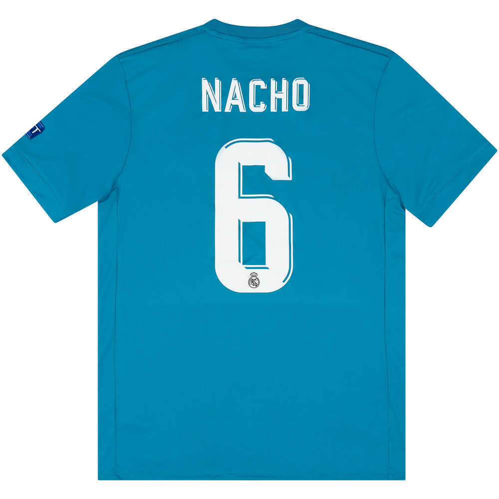 2017-18 Real Madrid CL Third Shirt Nacho #6 *w/Tags* M