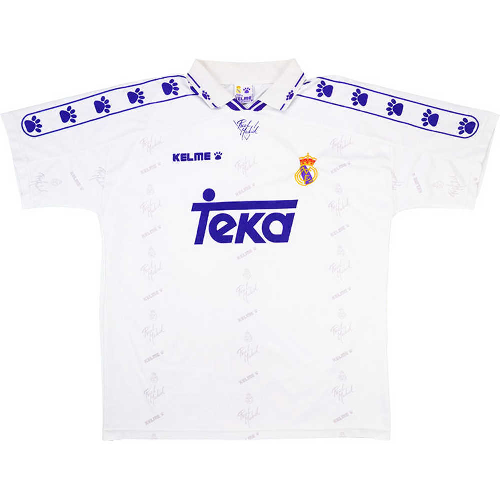 1994-96 Real Madrid Home Shirt (Excellent) L