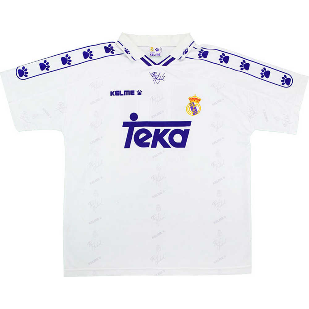 1994-96 Real Madrid Home Shirt (Very Good) XL