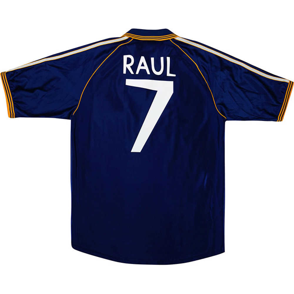 1998-99 Real Madrid Third Shirt Raul #7 (Excellent) M