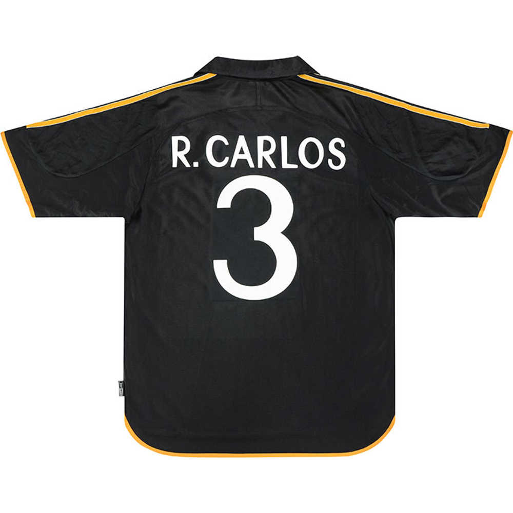 1999-01 Real Madrid Away Shirt R.Carlos #3 (Excellent) XL
