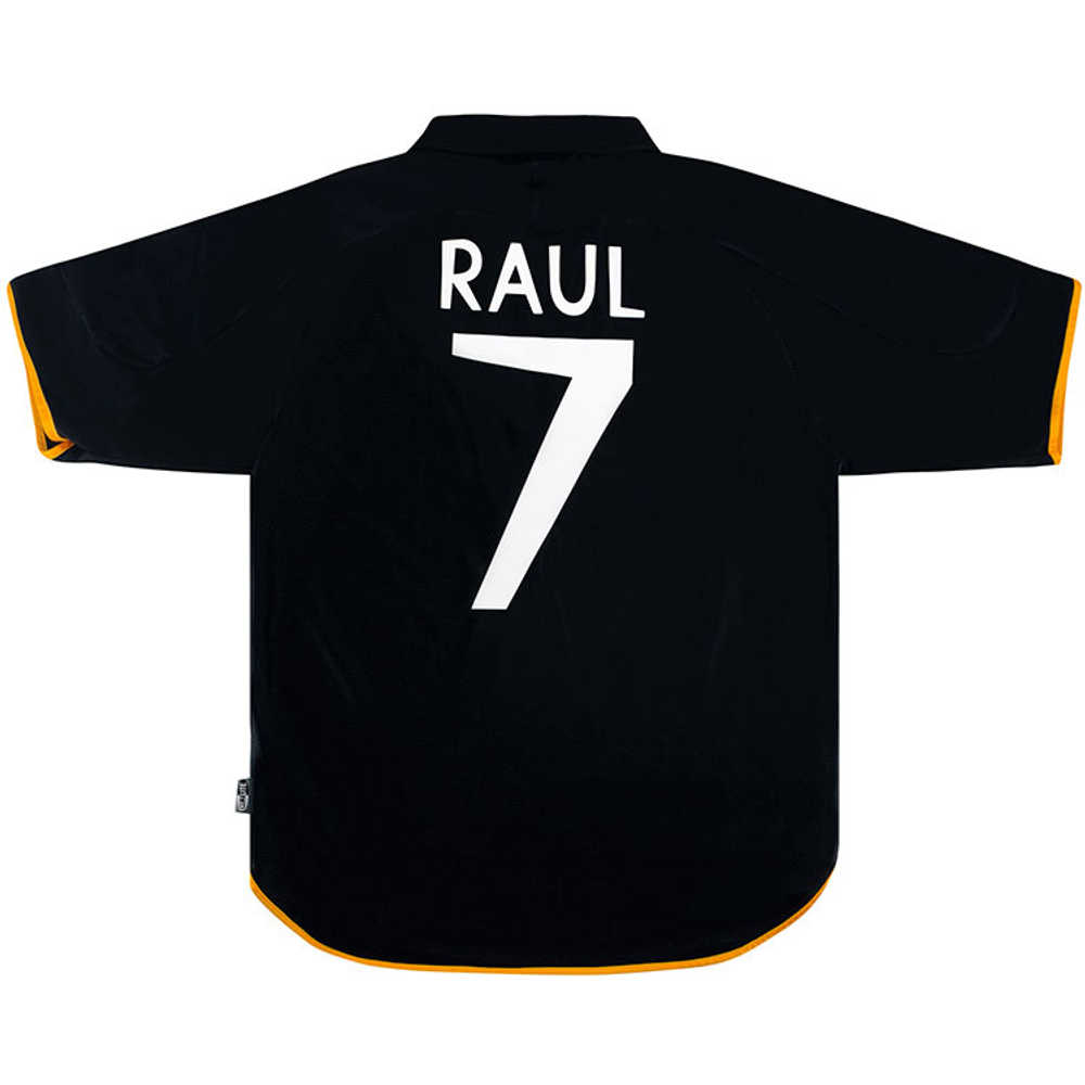 1999-01 Real Madrid Away Shirt Raul #7 (Excellent) M