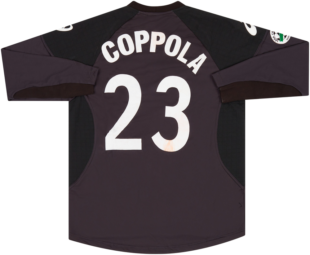 2004-05 Reggina Match Issue GK Shirt Coppola #23-Match Worn Shirts  Other Italian Clubs Serie C & Other Italian Clubs Other Serie B Clubs Certified Match Worn