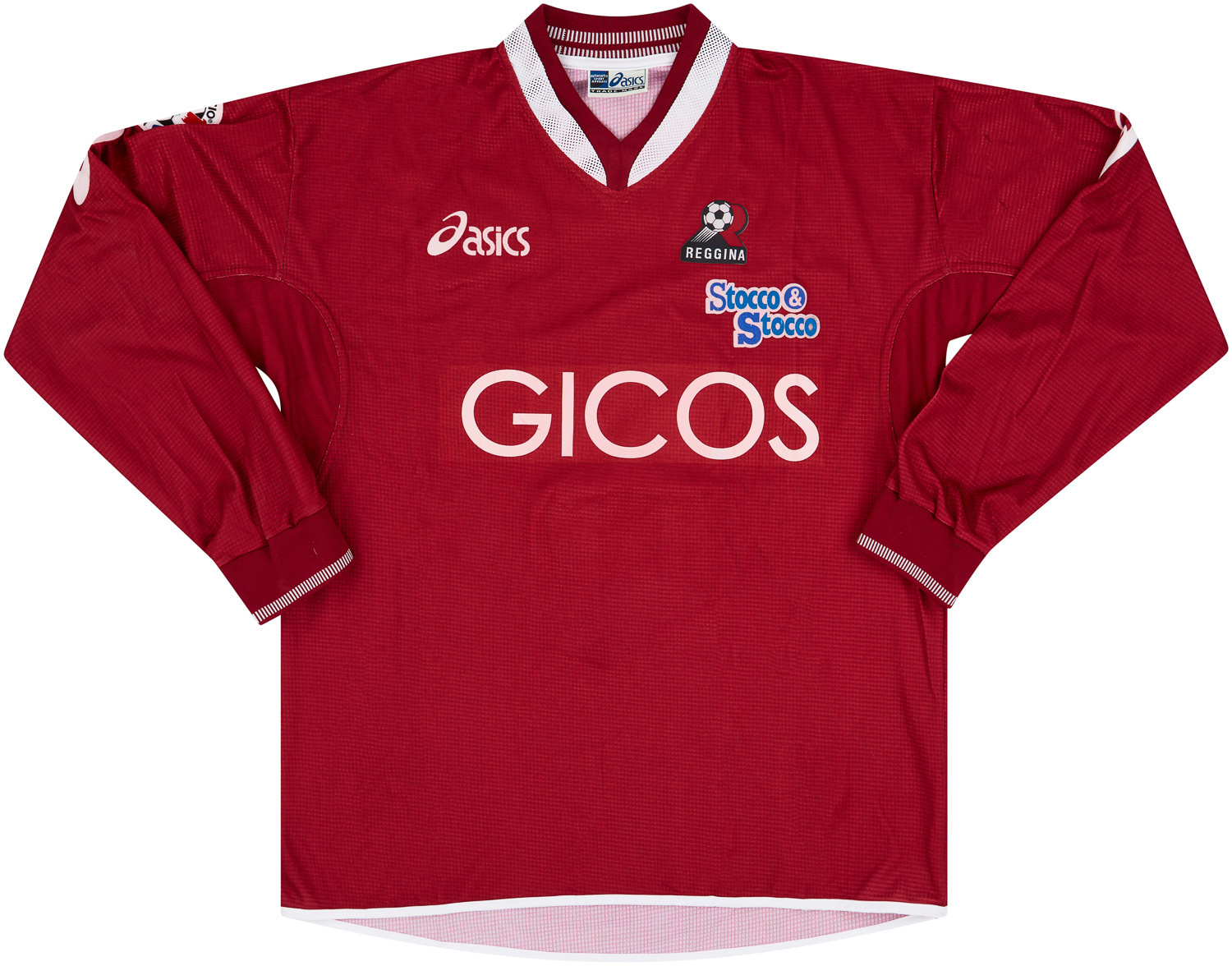2004-05 Reggina Match Issue Home/GK Shirt Soviero #8