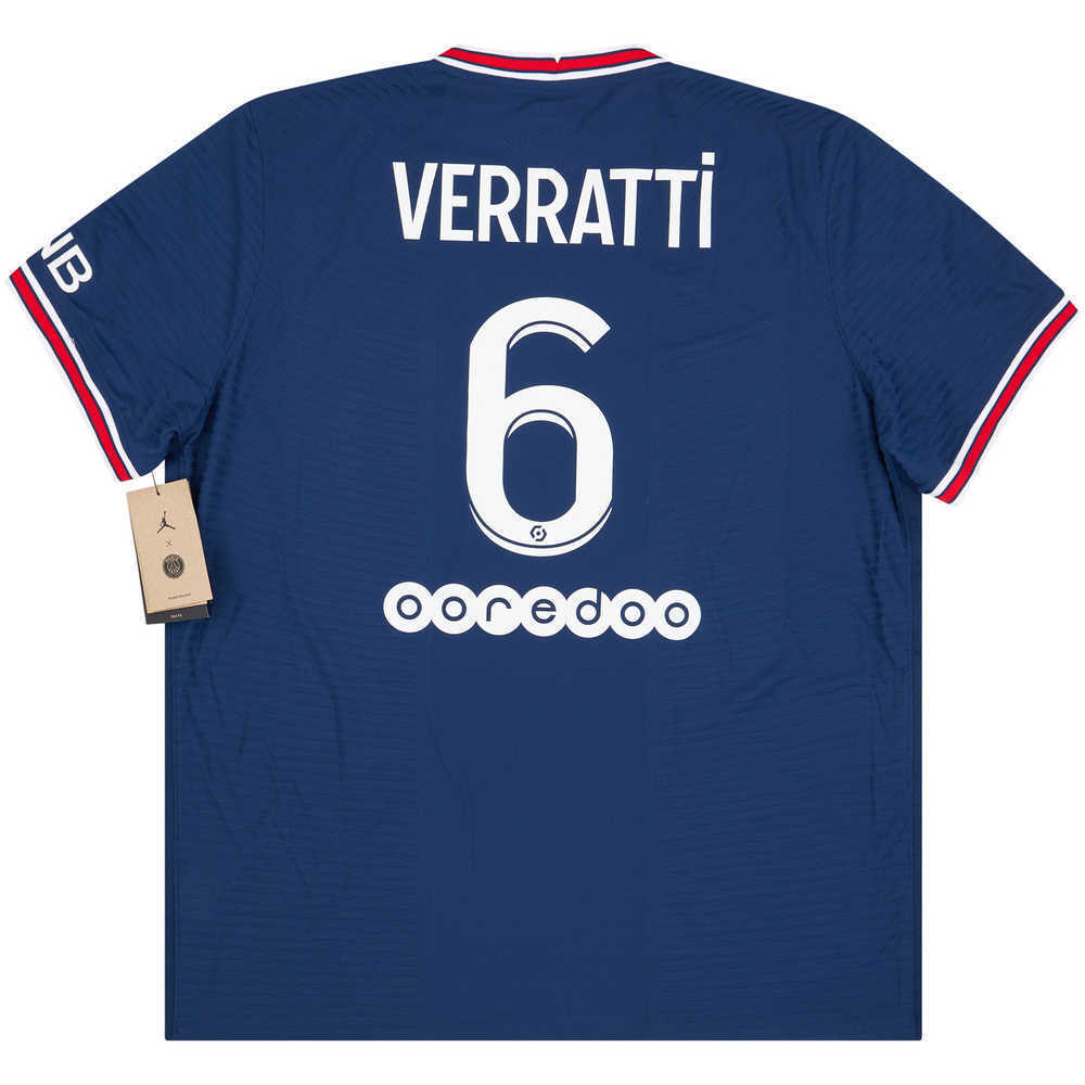 2021-22 Paris Saint-Germain Player Issue Vaporknit Home Shirt Verratti #6 *w/Tags* XXL