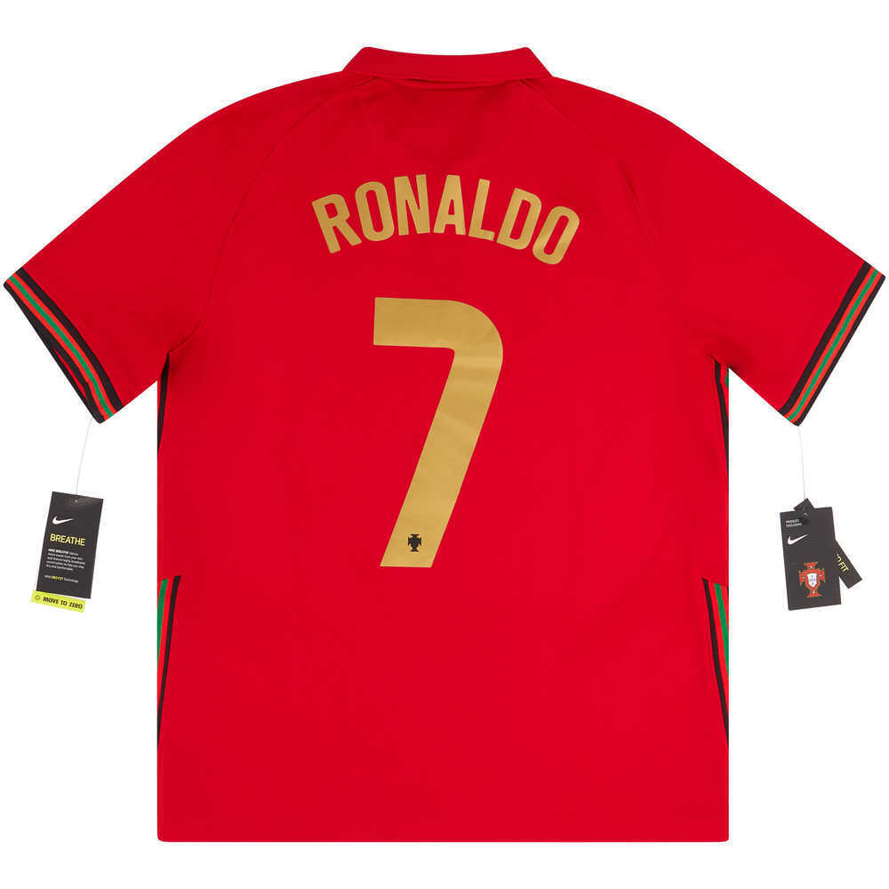 2020-21 Portugal Home Shirt Ronaldo #7 *w/Tags* L