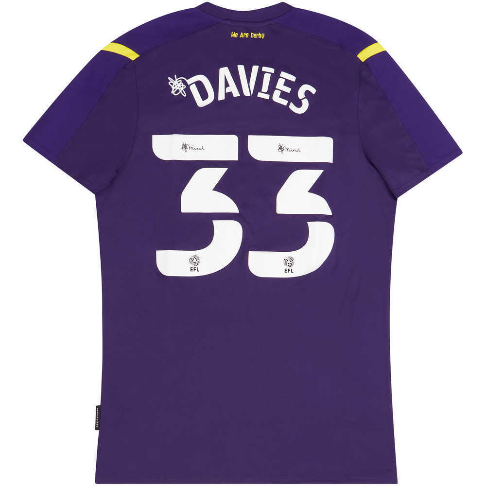 2021-22 Derby County Third Shirt Davies #33 *w/Tags* M
