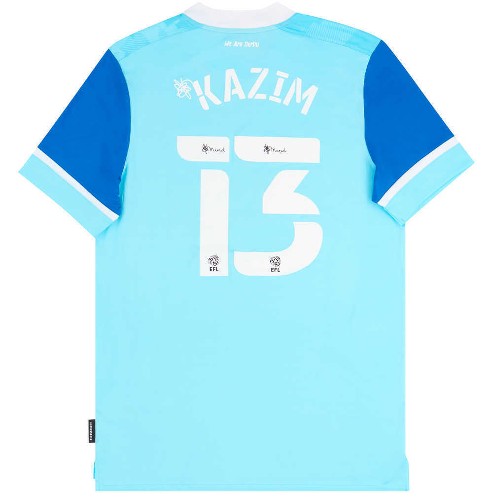2021-22 Derby County Away Shirt Kazim #13 *w/Tags* L