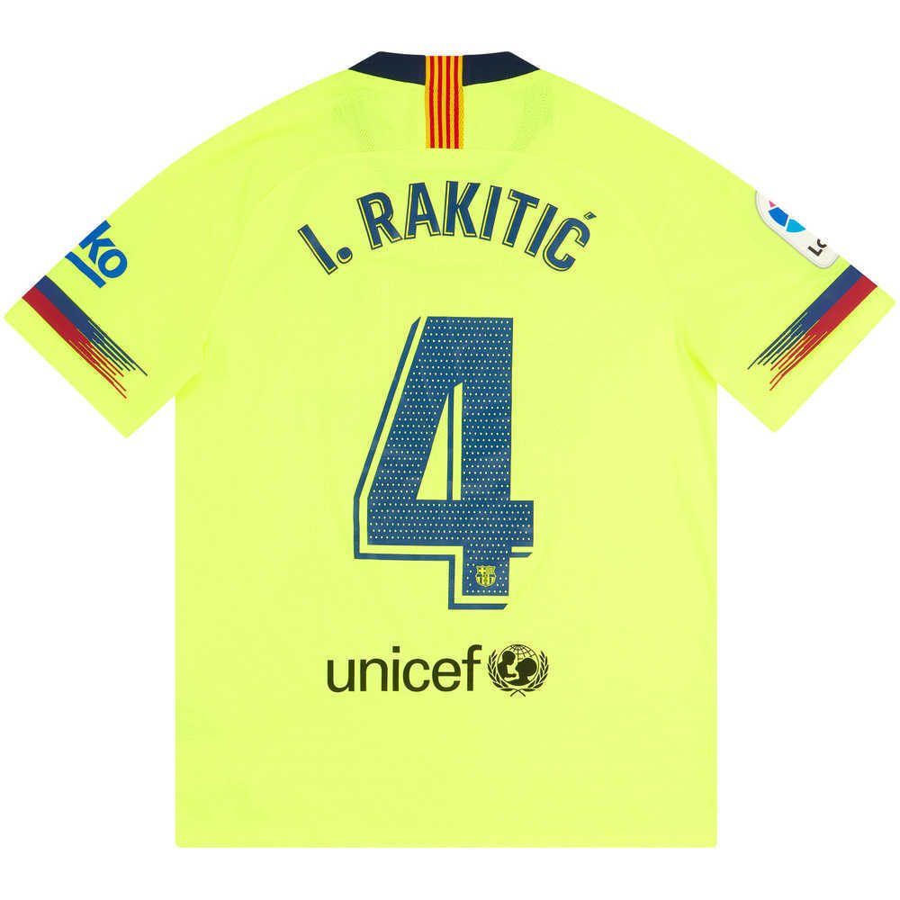 2018-19 Barcelona Player Issue Away Shirt Rakitić #4 *As New* M