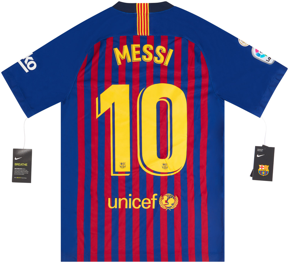 2018-19 Barcelona Home Shirt 'Copa del Rey Final' Messi #10 *w/Tags* S