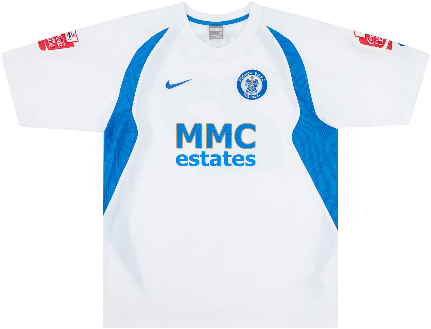 2008-09 Rochdale Match Issue Away Shirt Jones #27