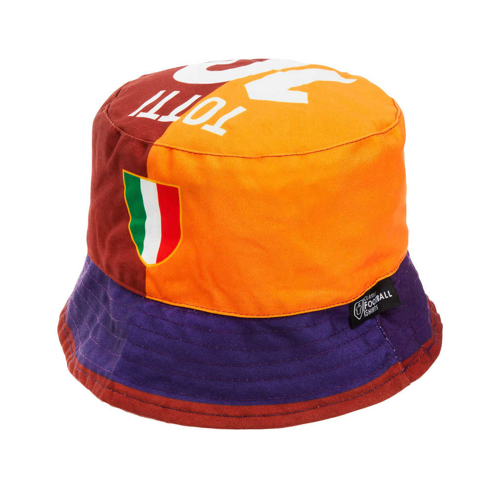 2001-02 Roma European Totti #10 Bucket Hat (Plus Size)