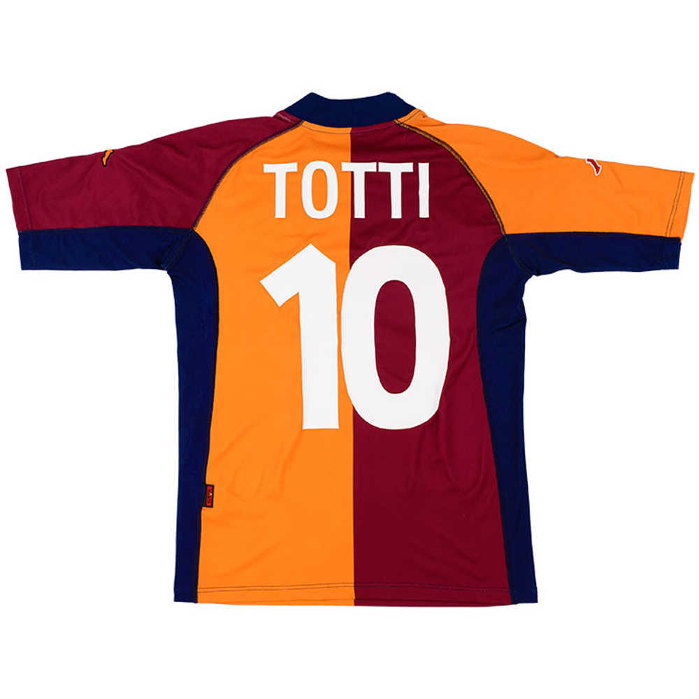 2001-02 Roma European Shirt Totti #10 (Excellent) L
