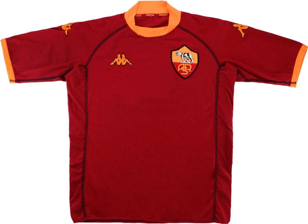 2002-03 Roma Home Shirt Totti #10 (Excellent) M