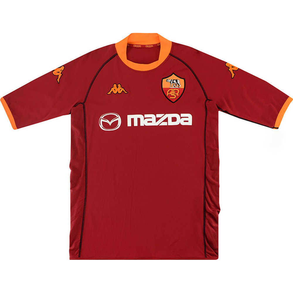 2002-03 Roma Home Shirt (Good) XXL