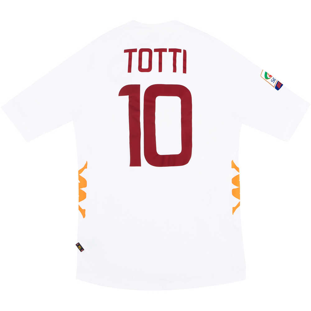 2011-12 Roma Away Shirt Totti #10 (Very Good) S
