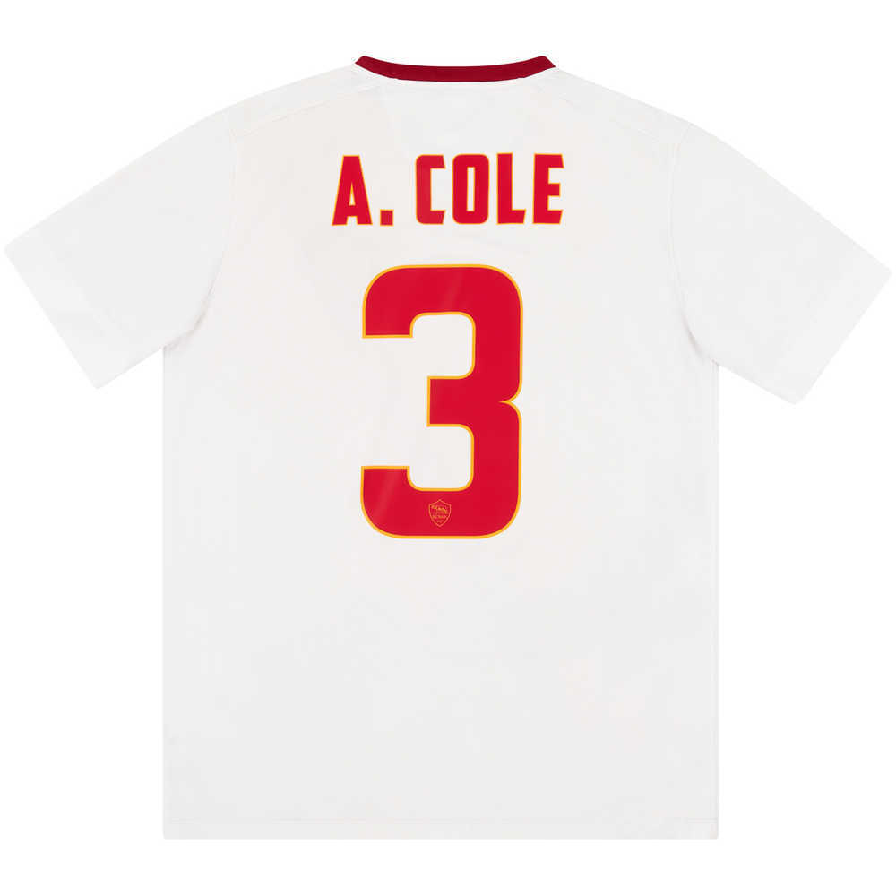 2014-15 Roma Away Shirt A.Cole #3 (Very Good) M