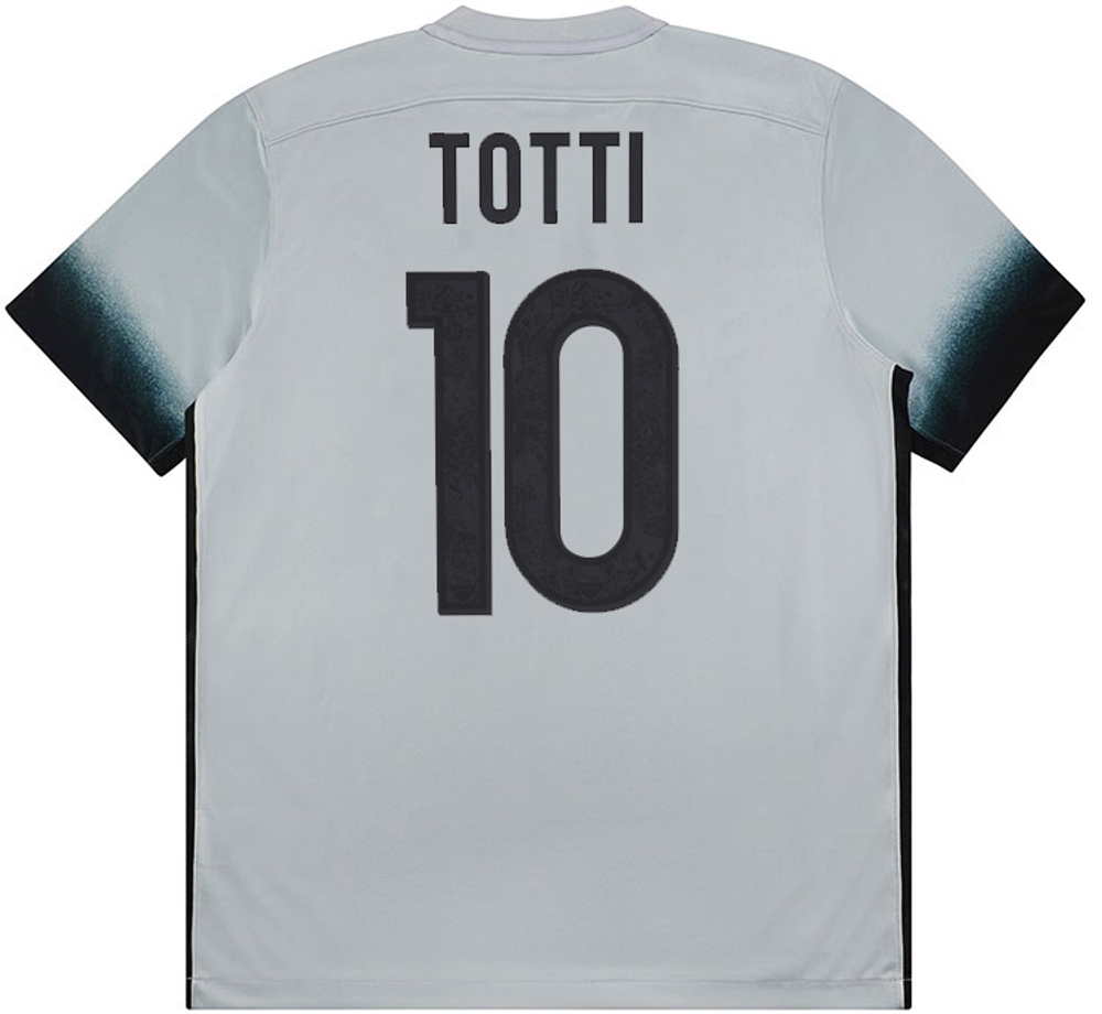 2015-16 Roma Third Shirt Totti #10 *w/Tags* S