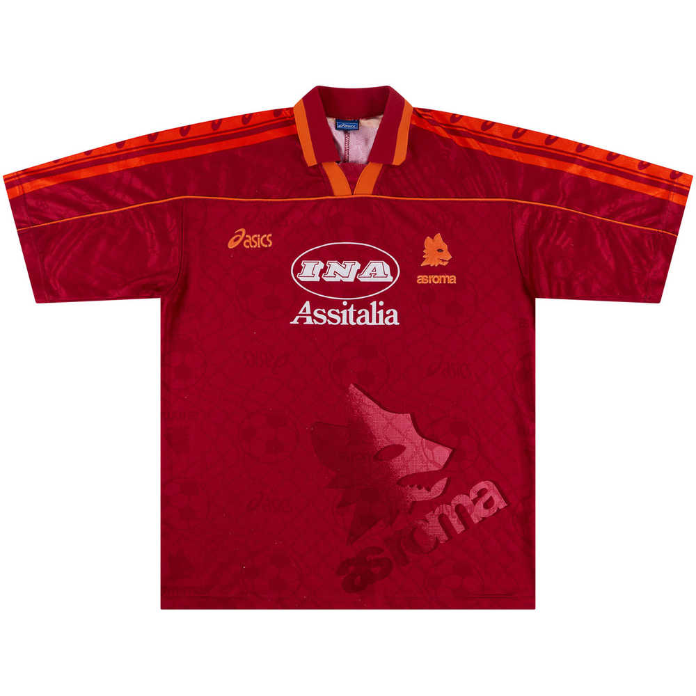 1995-96 Roma Home Shirt (Very Good) S