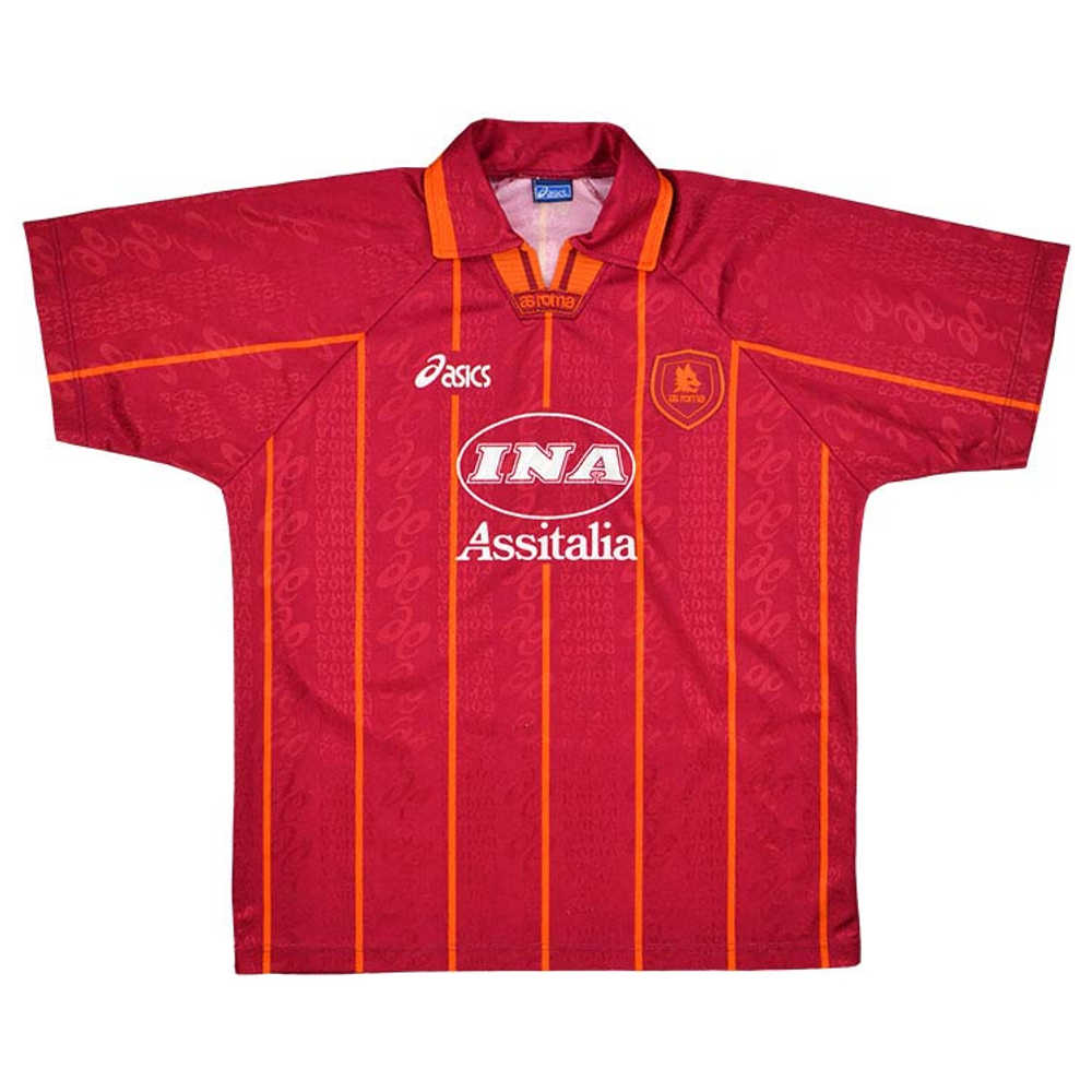 1996-97 Roma Home Shirt (Excellent) XL