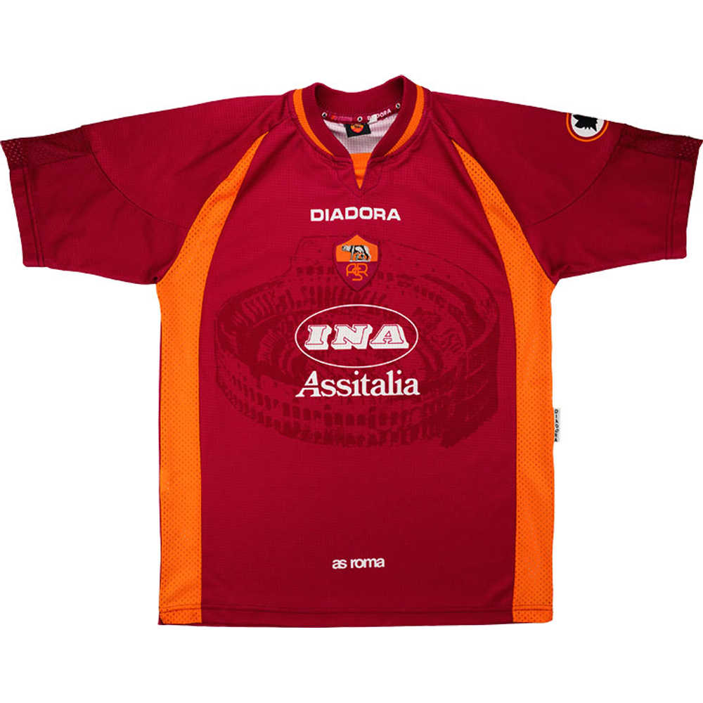 1997-98 Roma Home Shirt (Excellent) L