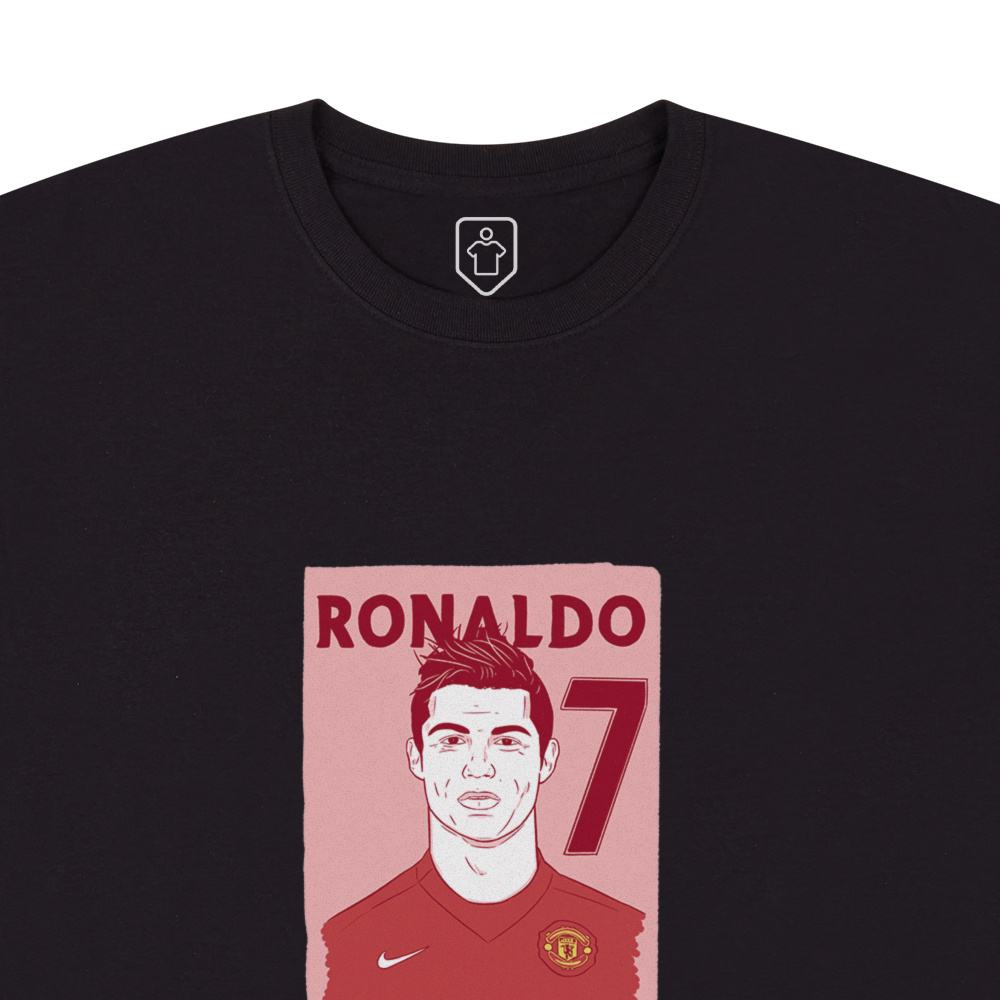 2007-09 Manchester United Ronaldo #7 Premier League Icons Tee