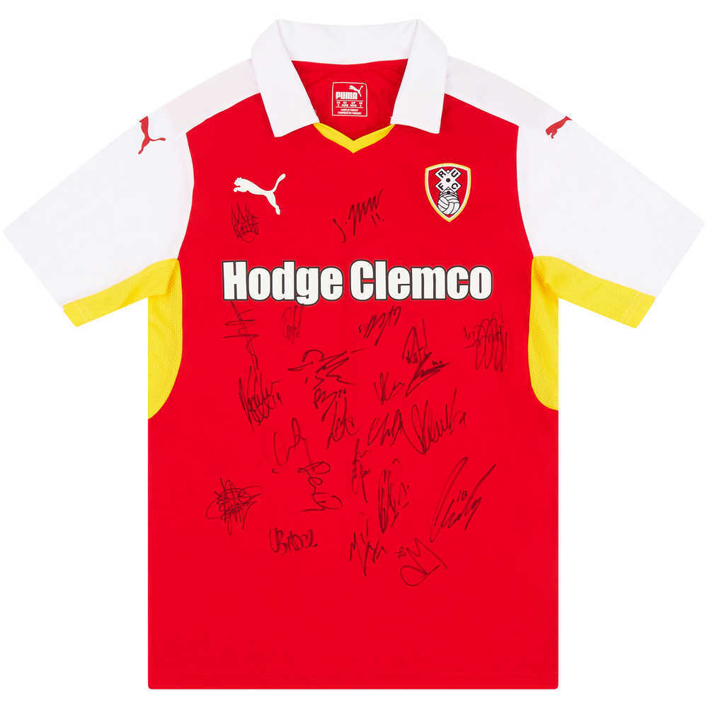 2016-17 Rotherham Signed Home Shirt (Excellent) S