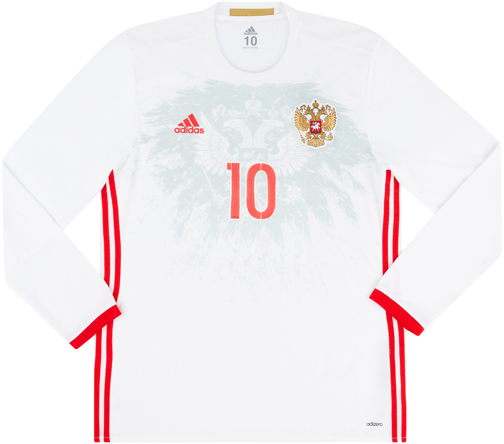 2016-17 Russia Match Issue Away L/S Shirt #10-CCCP/Russia Match Issue
