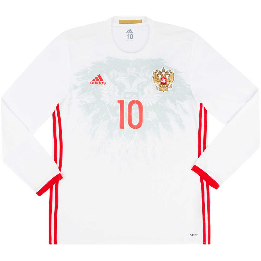 2016-17 Russia Match Issue Away L/S Shirt #10