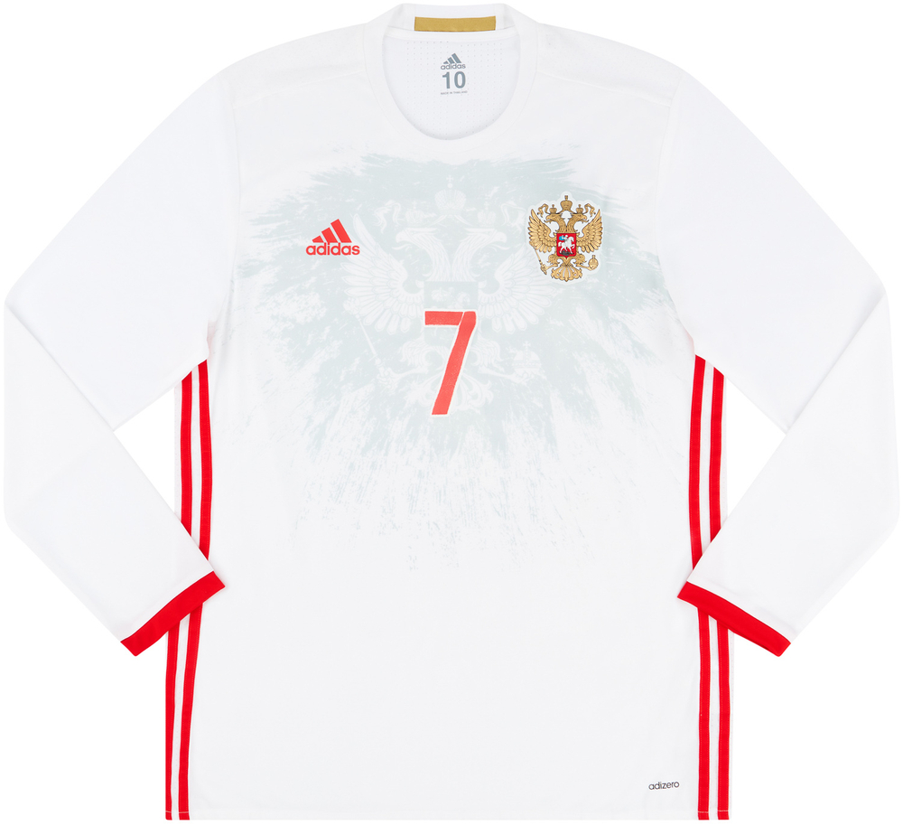 2016-17 Russia Match Issue Away L/S Shirt #7-CCCP/Russia Match Issue