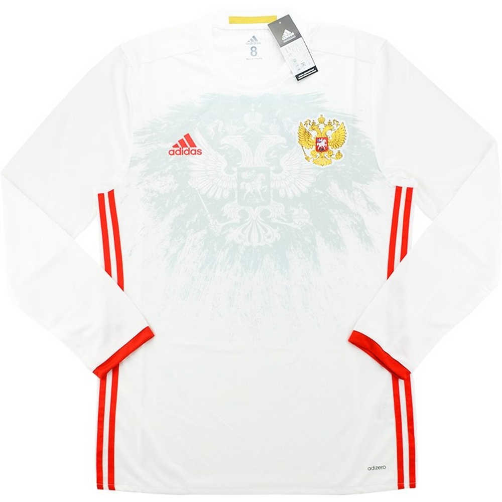 2016-17 Russia Adizero Player Issue Away L/S Shirt *BNIB*