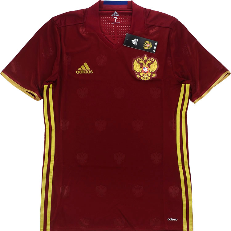 2016/17 Russie équipe Nationale Home Football Shirt player issue taille 8/L adizero 