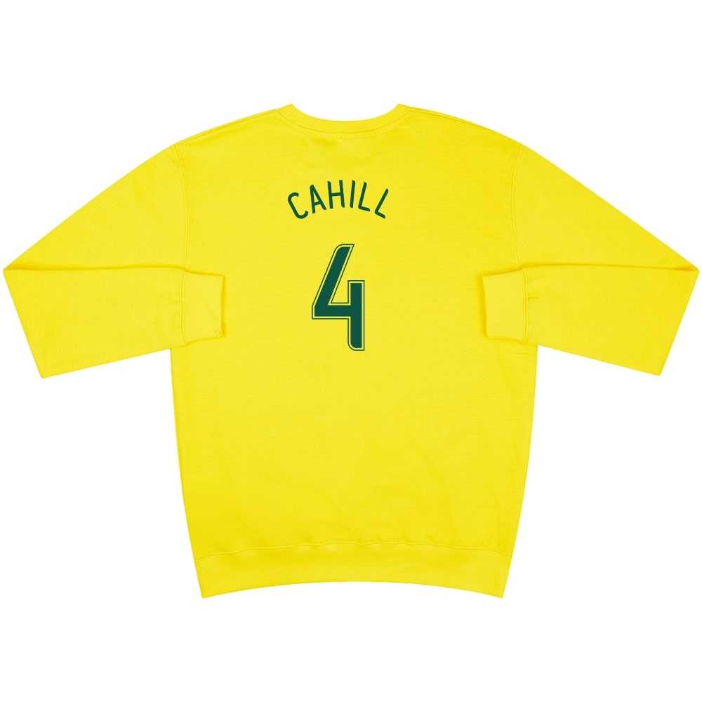 Tim Cahill #4 2006 Australia Yellow Graphic Sweat Top