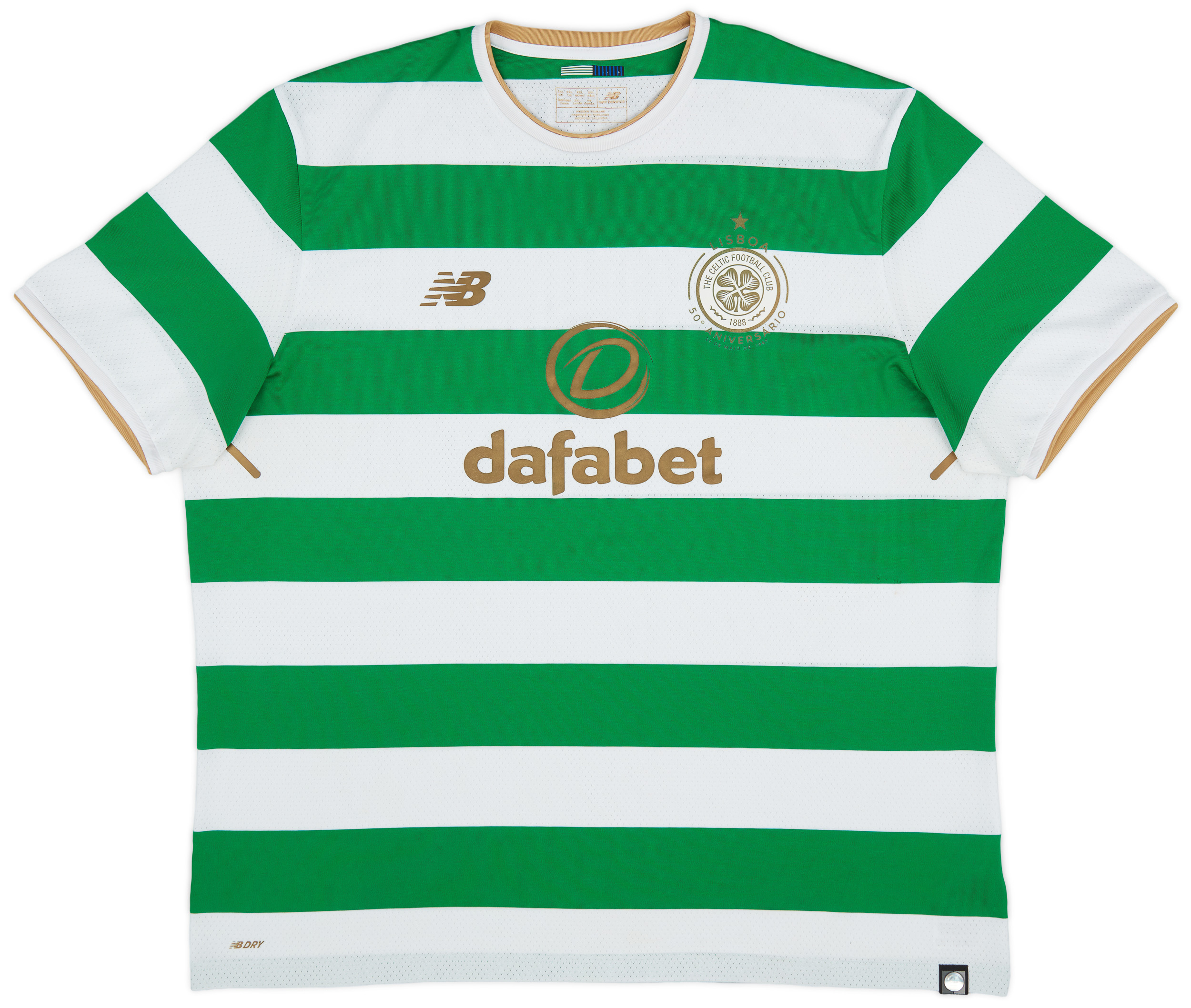 2017-18 Celtic 'Lisbon Lions 50th Anniversary' Home Shirt - 9/10 - ()