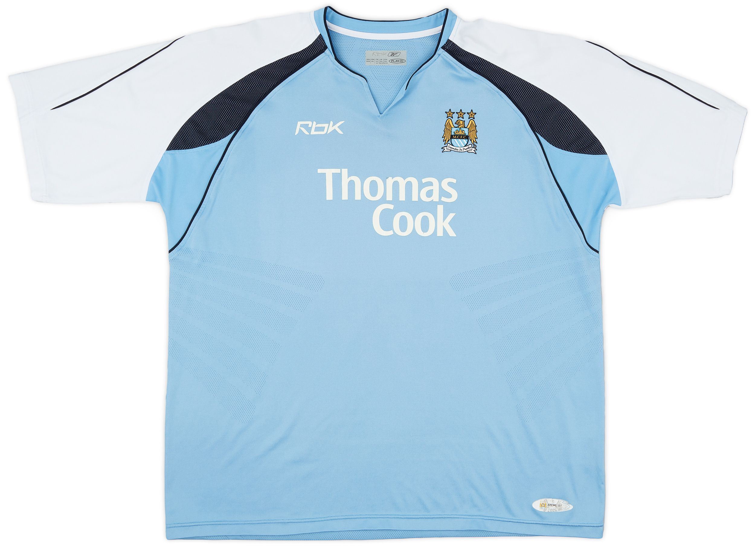 2006-07 Manchester City Home Shirt - Very Good 6/10 - (XXL)