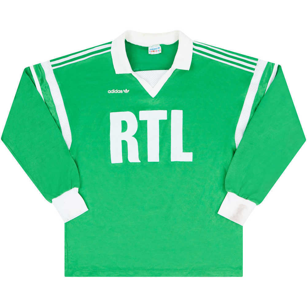 1990-91 AS Saint-Seurin Match Worn Coupe de France Home L/S Shirt #4 (v Monaco)