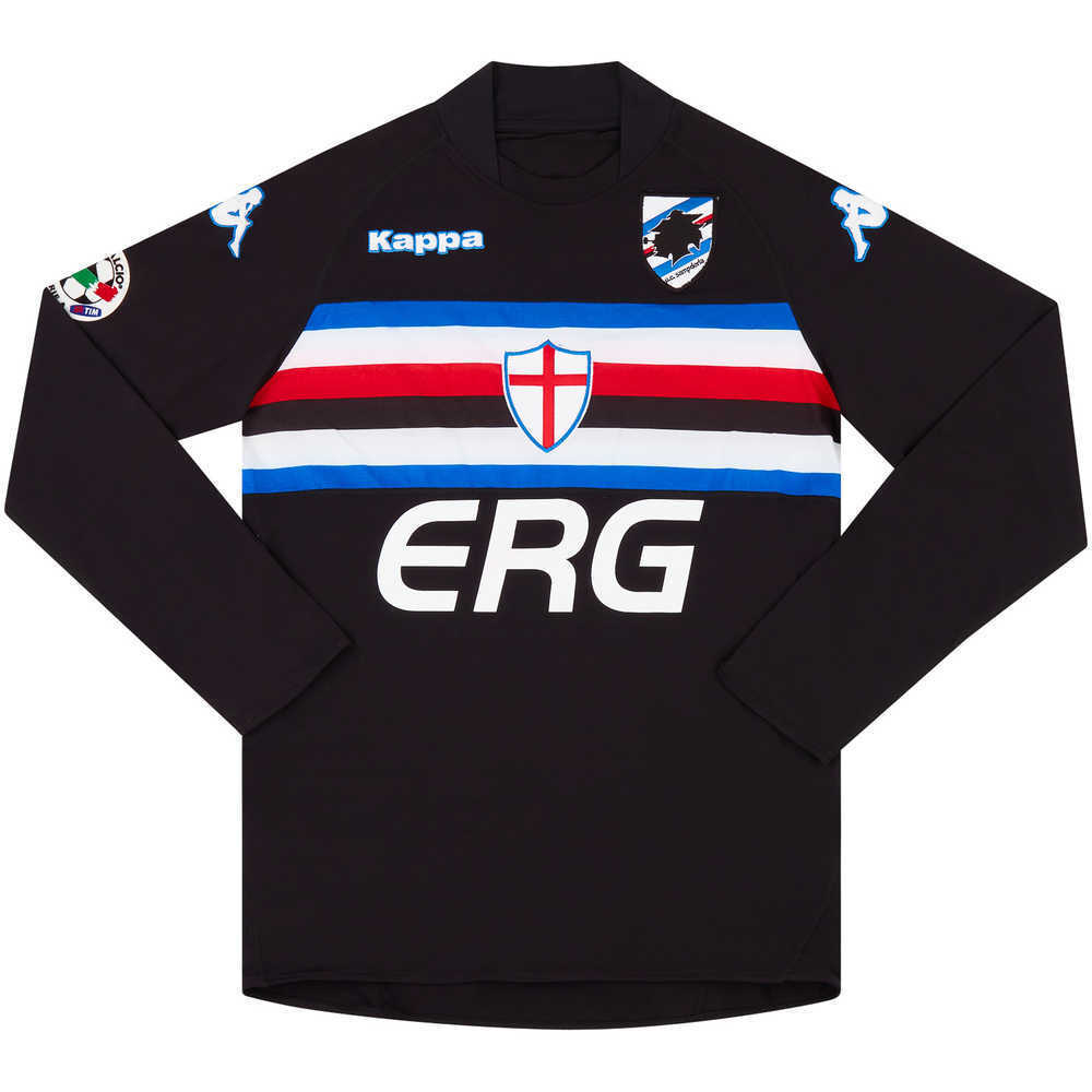 2008-09 Sampdoria Match Issue GK Shirt Mirante #83