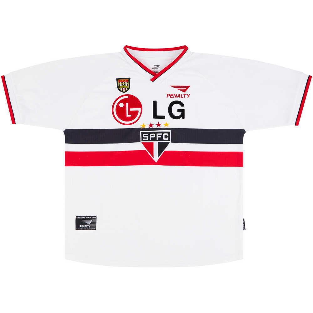 2001 Sao Paulo Home Shirt (Excellent) L