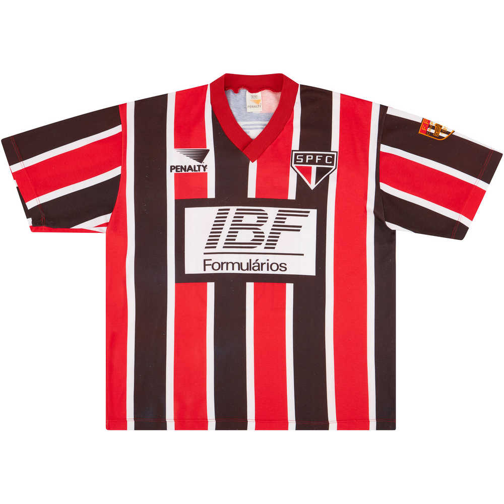 1992 Sao Paulo Away Shirt #10 (Raí) (Excellent) XL