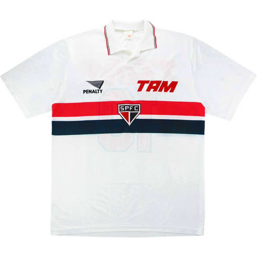 1994 Sao Paulo Home Shirt #10 (Juninho) (Very Good) XL