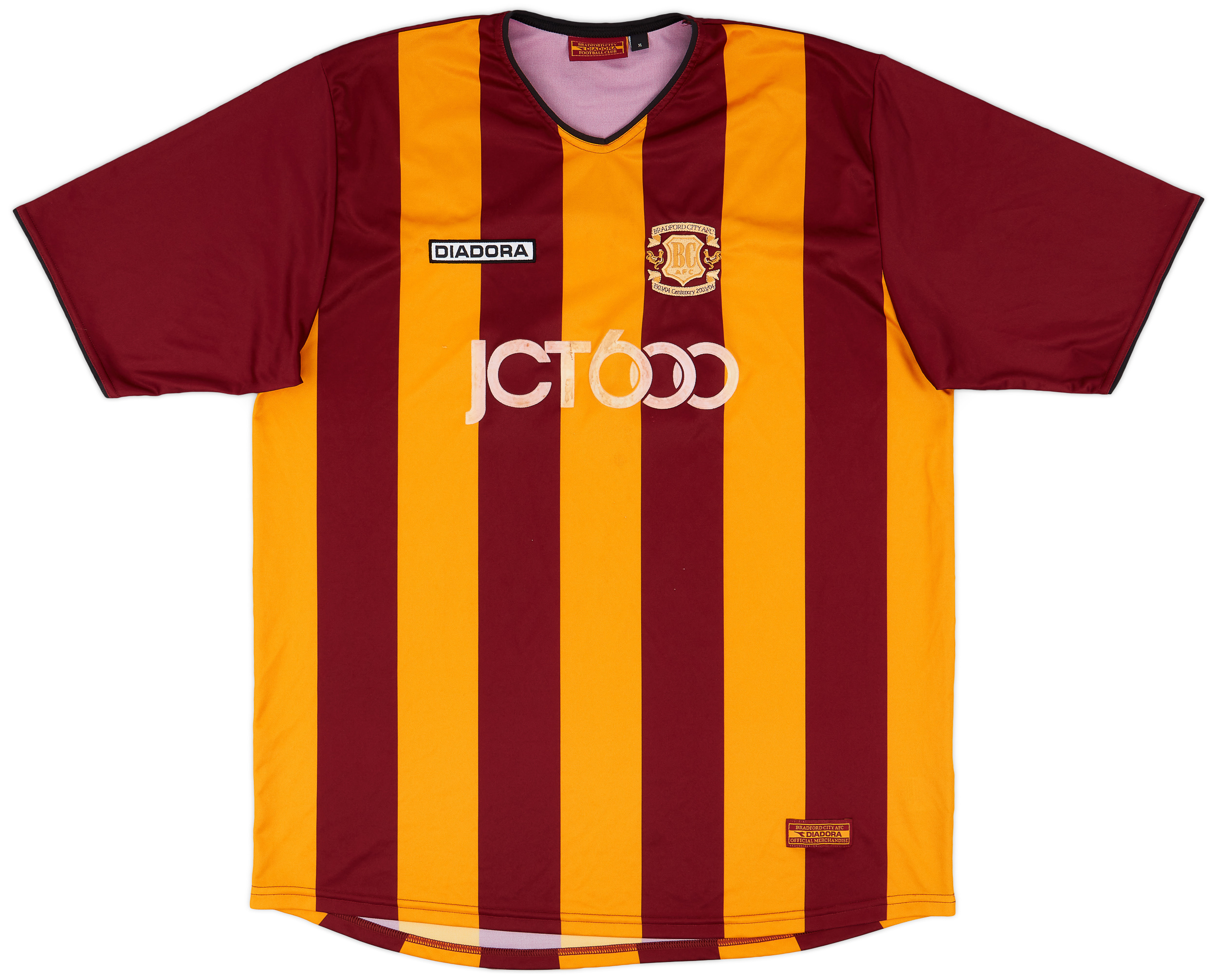 2003-04 Bradford City Centenary Home Shirt - 6/10 - ()