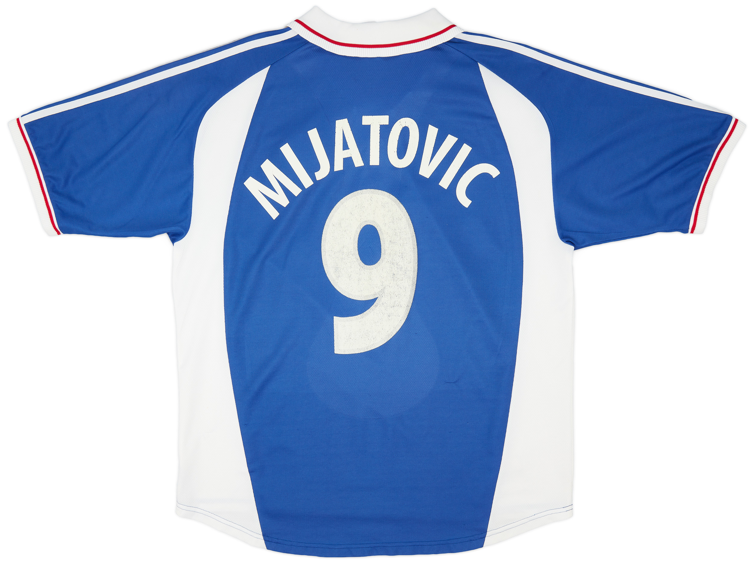 2000-01 Yugoslavia Home Shirt Mijatović #9 - 7/10 - ()