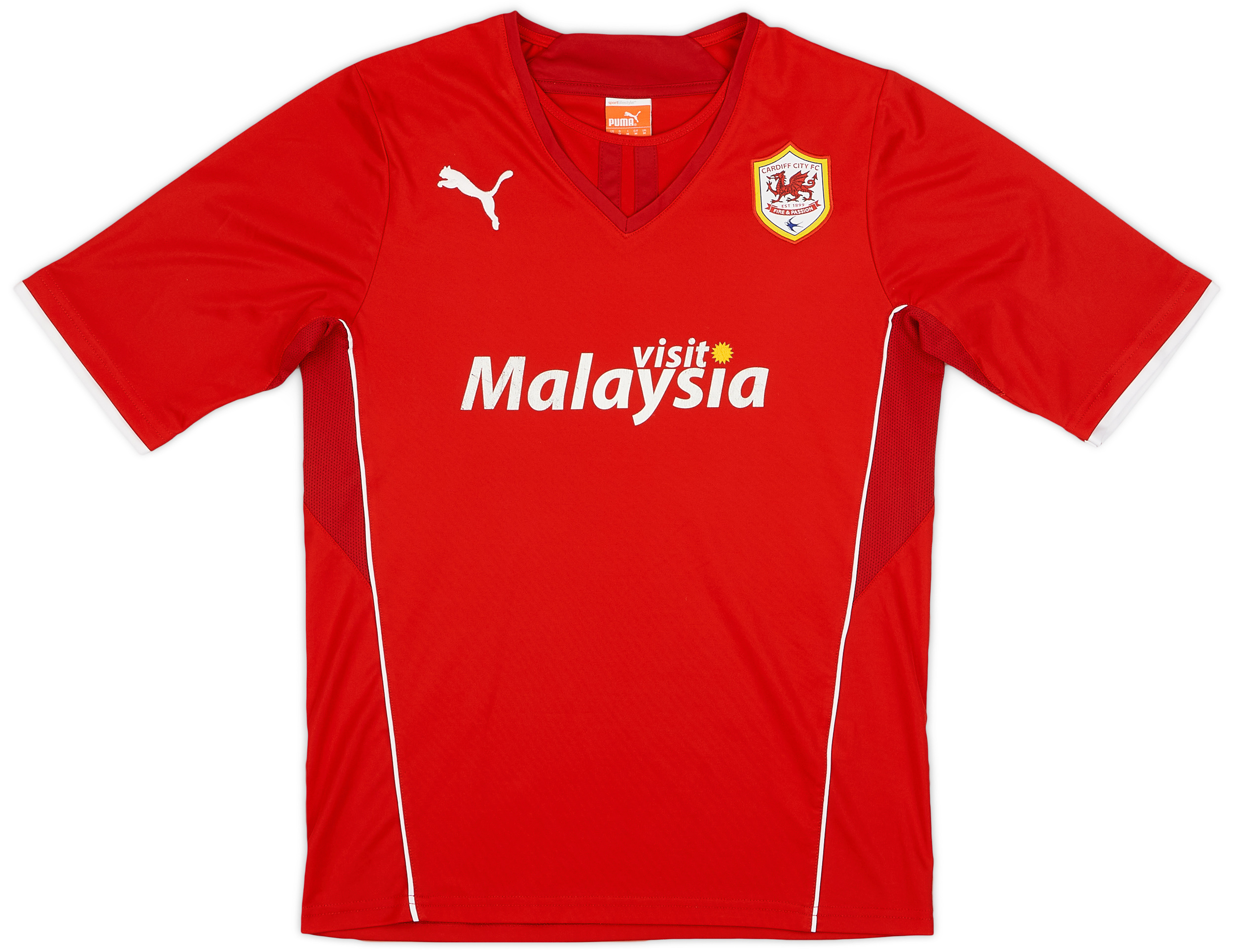 2013-14 Cardiff City Home Shirt - 6/10 - ()