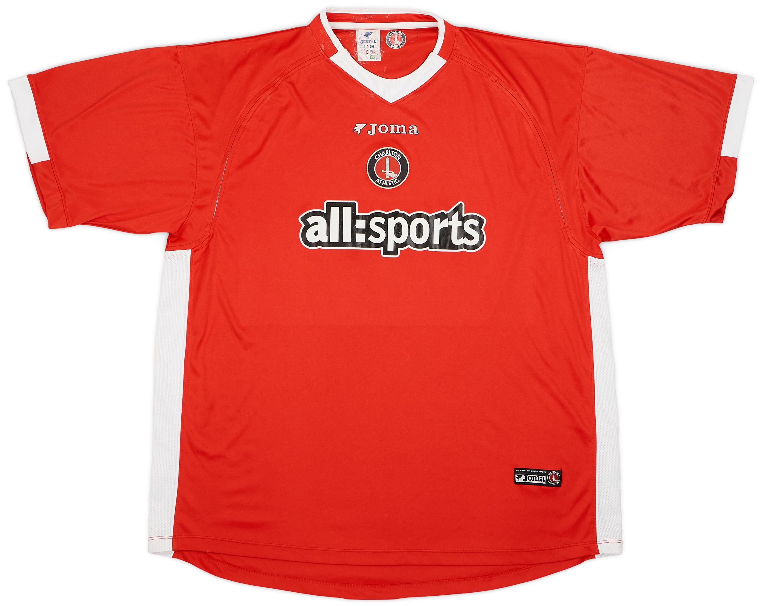 2005-06 Charlton Home Shirt - 6/10 - ()