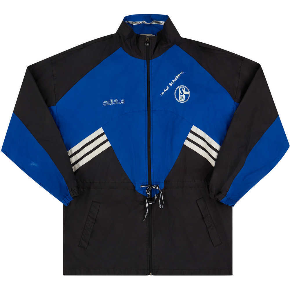 1993-94 Schalke Adidas Rain Jacket (Excellent) XL