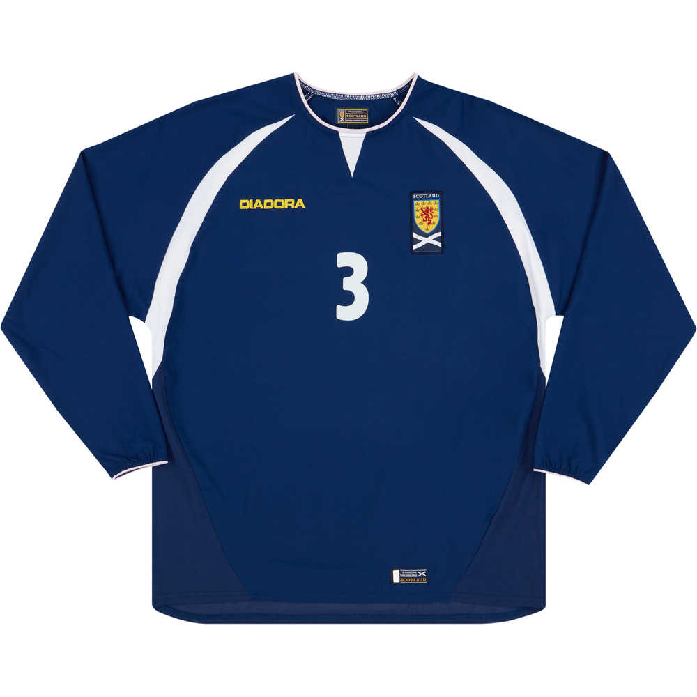 2003-05 Scotland Match Issue Home L/S Shirt #3