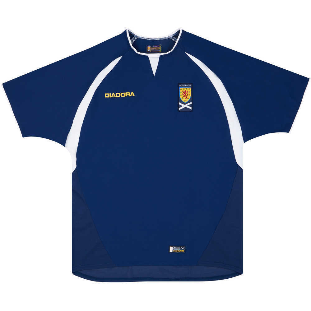 2003-05 Scotland Home Shirt (Excellent) XL.Boys